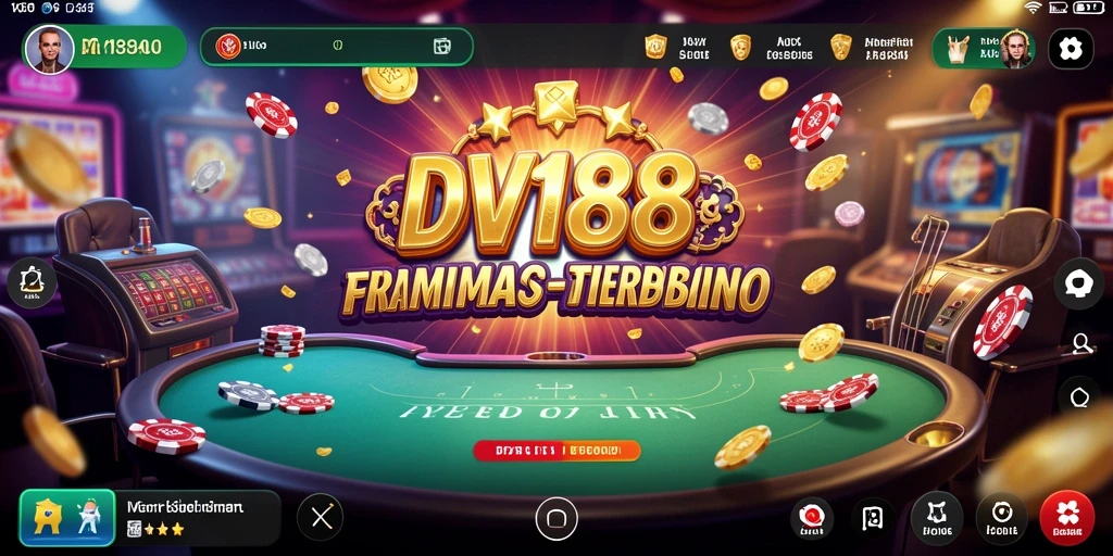 Tampilan menarik dari gameplay Kasino di DV188.